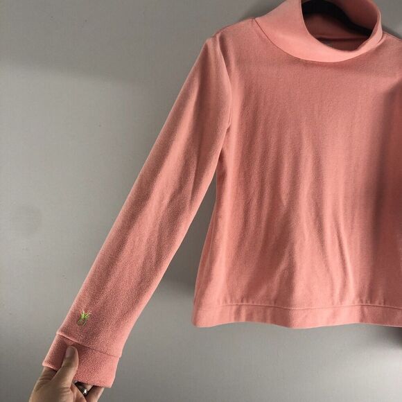 Dudley Stephens Sz Medium Park Slope Fleece Standing Turtleneck Pullover Sweater - Picture 5 of 15